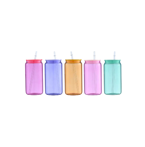 Colour glass cans 16oz