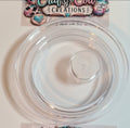 Custom Snowglobe Tumbler with Ice, Glitter, or Plain Lid – Double Walled Acrylic