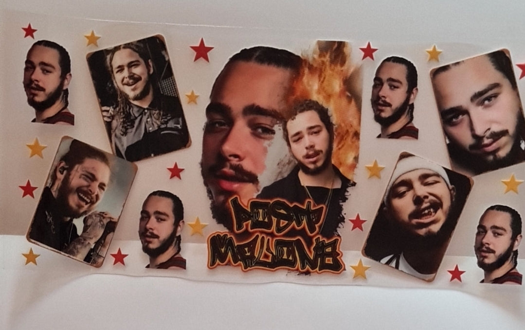 POP ARTISTS DECALS ADD ON FOR TUMBLER