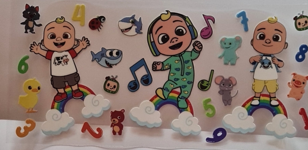 KIDS  DECALS TUMBLER ADD ONS