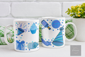 Blue Birthday Boy Personalised Mug - Custom Name Gift for Son & Grandson