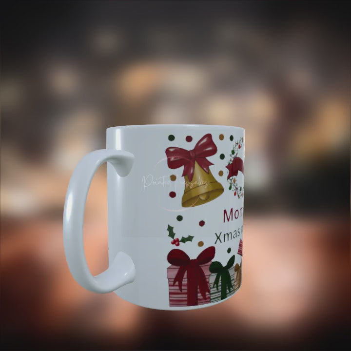 Personalised custom made Mug Christmas Design