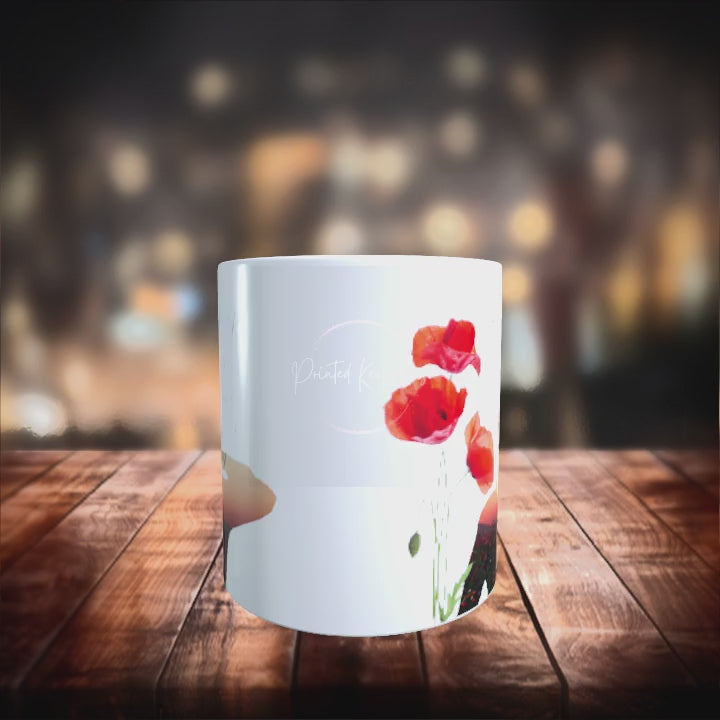 Personalised custom made Mug Less we forget