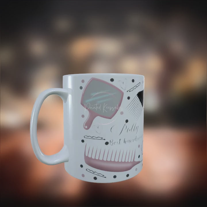 Personalised Hairdresser Mug | Custom Hair Stylist Gift Cup